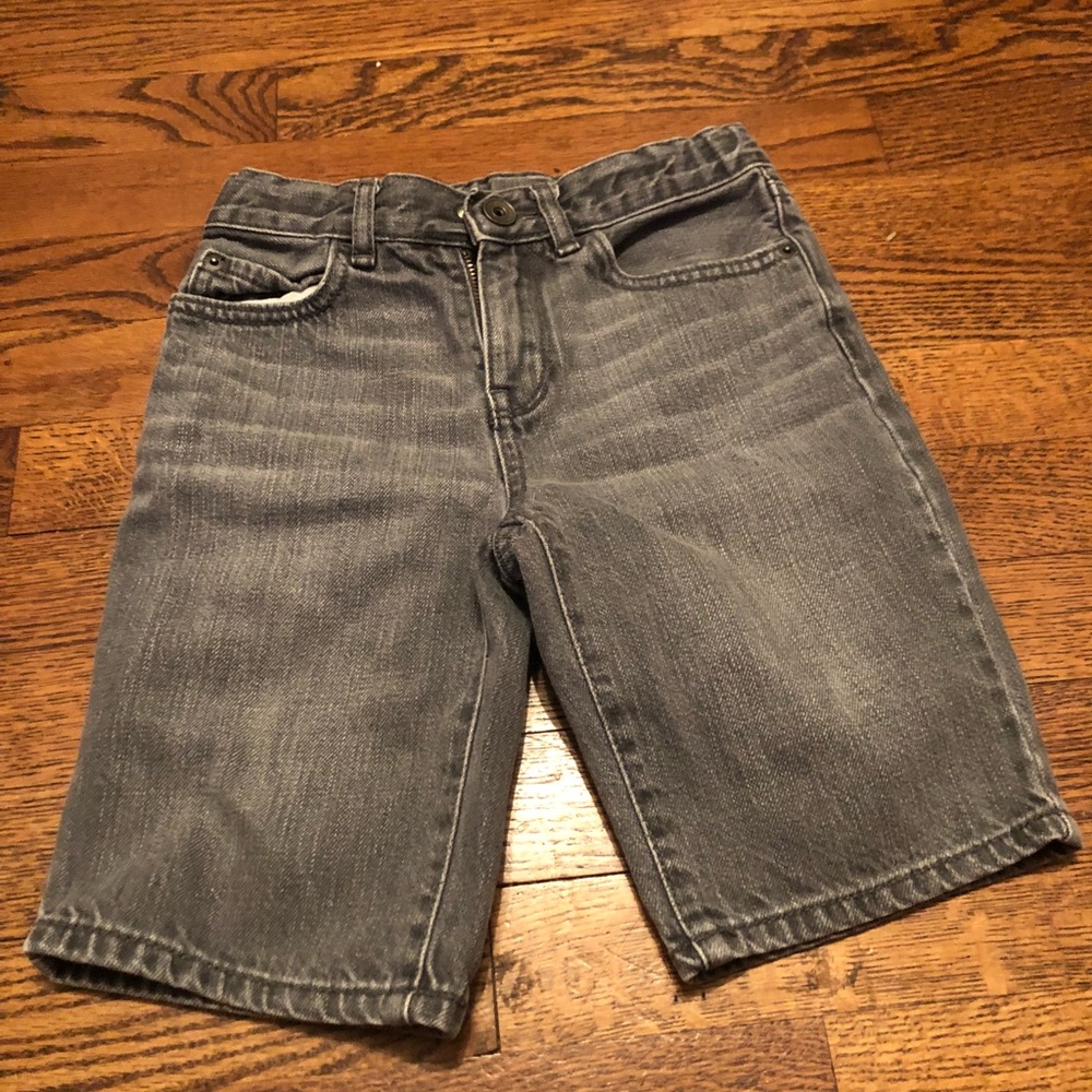 Boys Black Denim Shorts